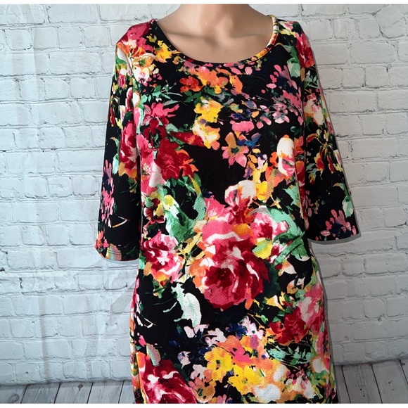 Pink Blush Multicolor Floral cute dress size M - Picture 2 of 11